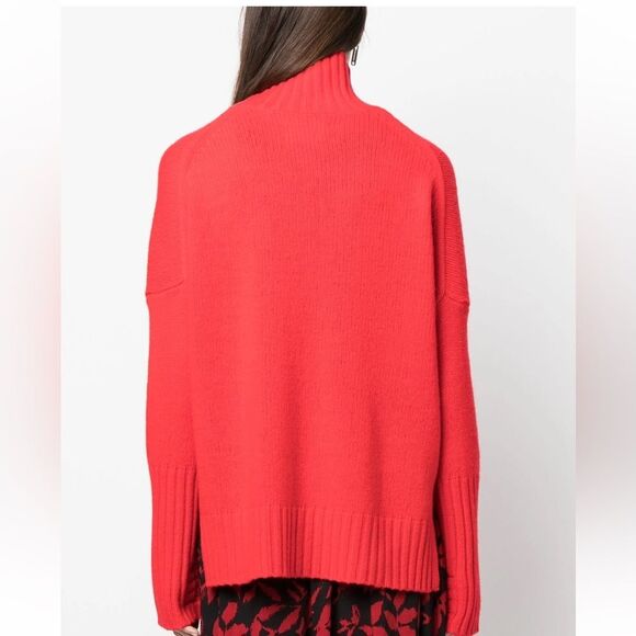 Zadig&Voltaire Alma intarsia-knit wool jumper pullover sweater XS Flawed NWOT - Picture 5 of 15